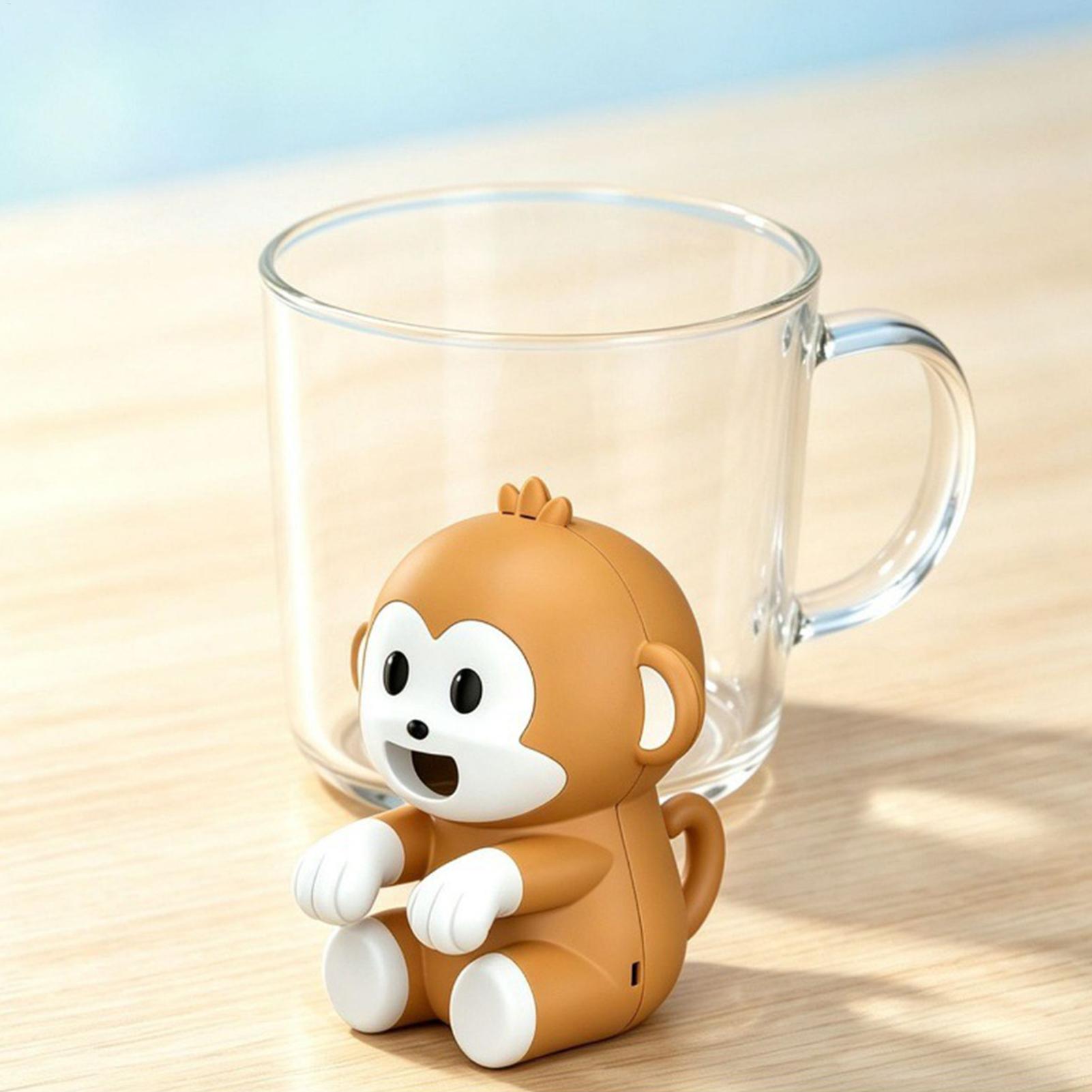 Good Coffee Tea - Мини-вентилятор на прищепке для чашки, 3