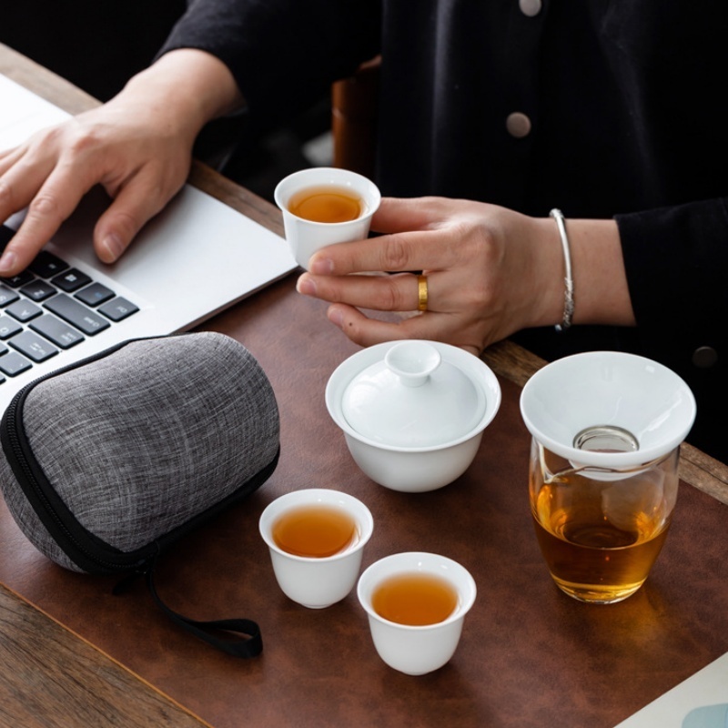 Gongfu Tea Set - Портативный китайский чайный набор для кунг-фу: