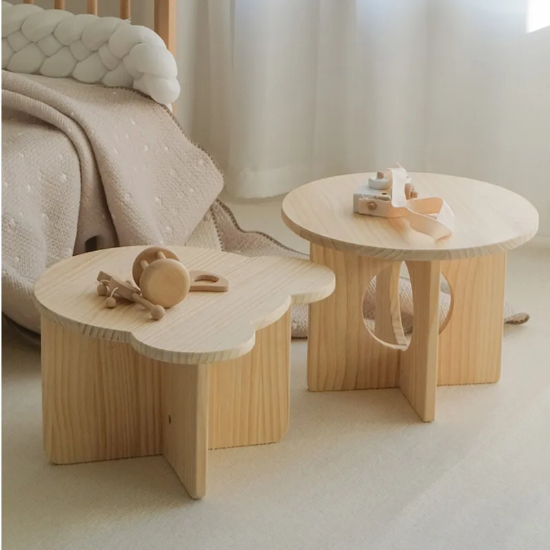 Tea Coffee Set Up - Детский маленький стол из массива дерева,
