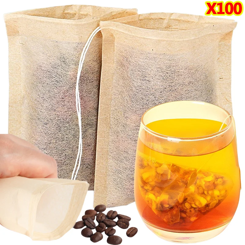 Coffee Tea Leaf - 100 шт. чайные пакетики с фильтром