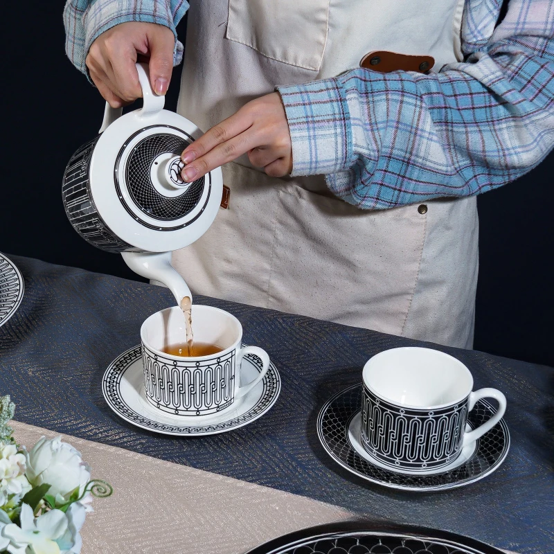Coffee Tea Sugar Set - Простой чайный сервиз в европейском стиле,