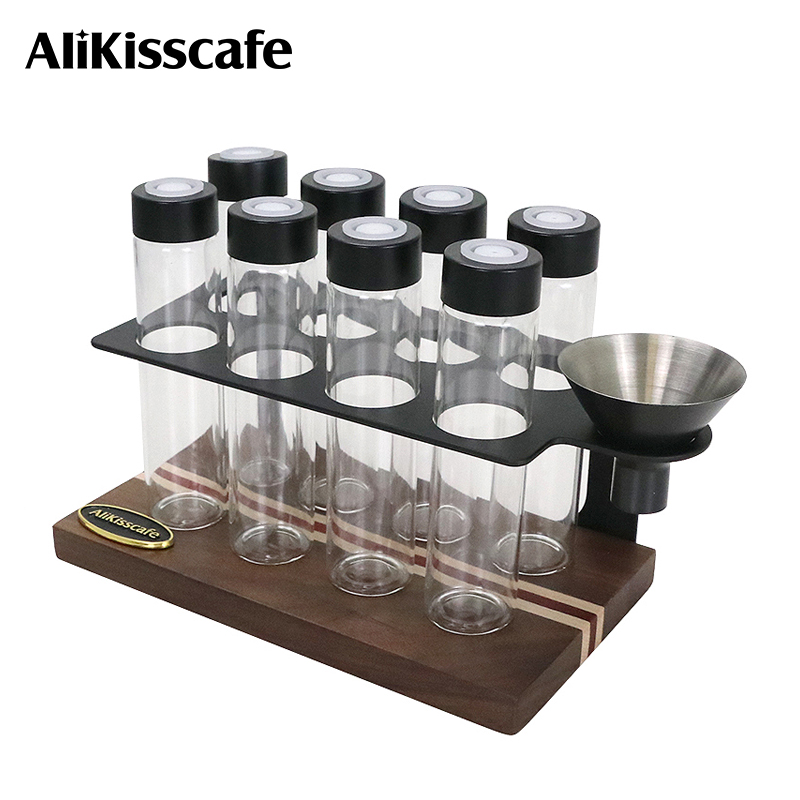 Coffee Tea Sugar Set - Alikisscafe, трубка для хранения кофейных зерен,