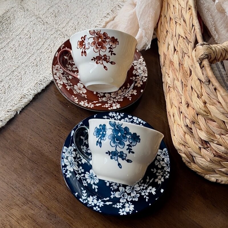 Винтажный набор из 2 тарелок д – обзор и цена Tea Coffee Set Up
