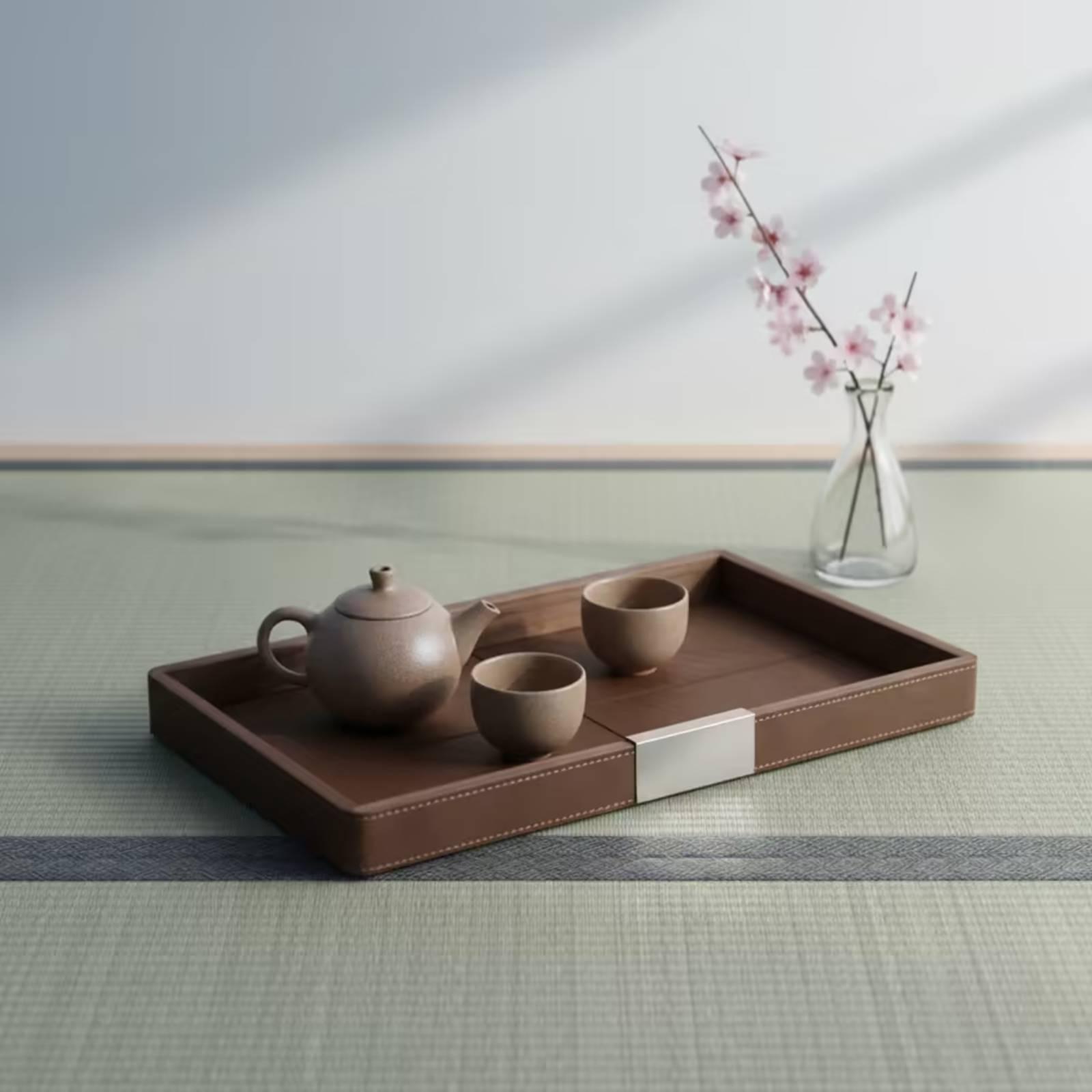 Поднос из орехового дерева: ми – обзор и цена Tea Coffee Set Up