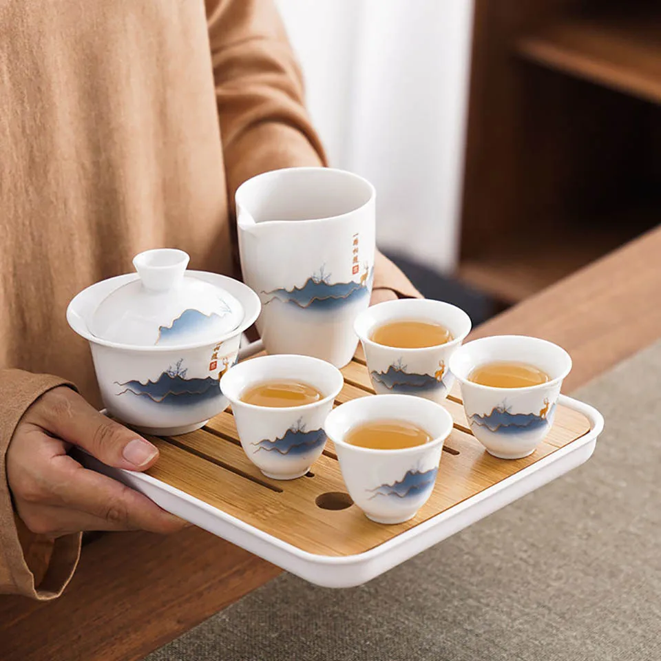 Керамический китайский чайный  – обзор и цена Gongfu Tea Set