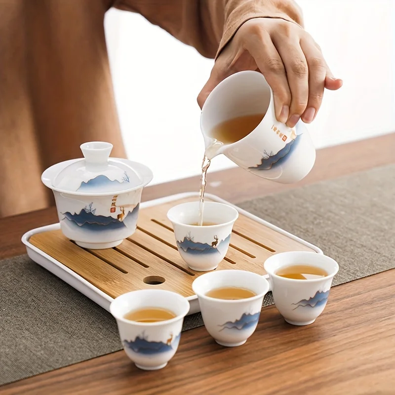 Керамический китайский чайный  – обзор и цена Gongfu Tea Set