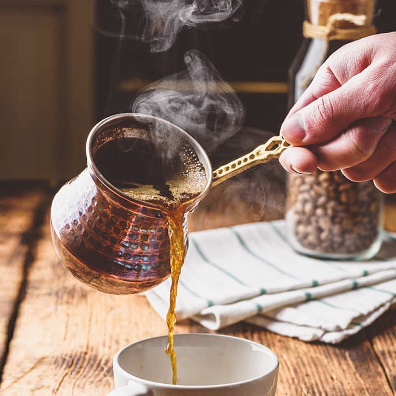 Кофейник Türkiye, тонкая медна – обзор и цена Coffee Tea Brew
