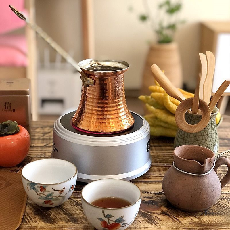 Кофейник Türkiye, тонкая медна – обзор и цена Coffee Tea Brew