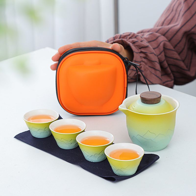 Дорожный чайный набор Gradient – обзор и цена Gongfu Tea Set