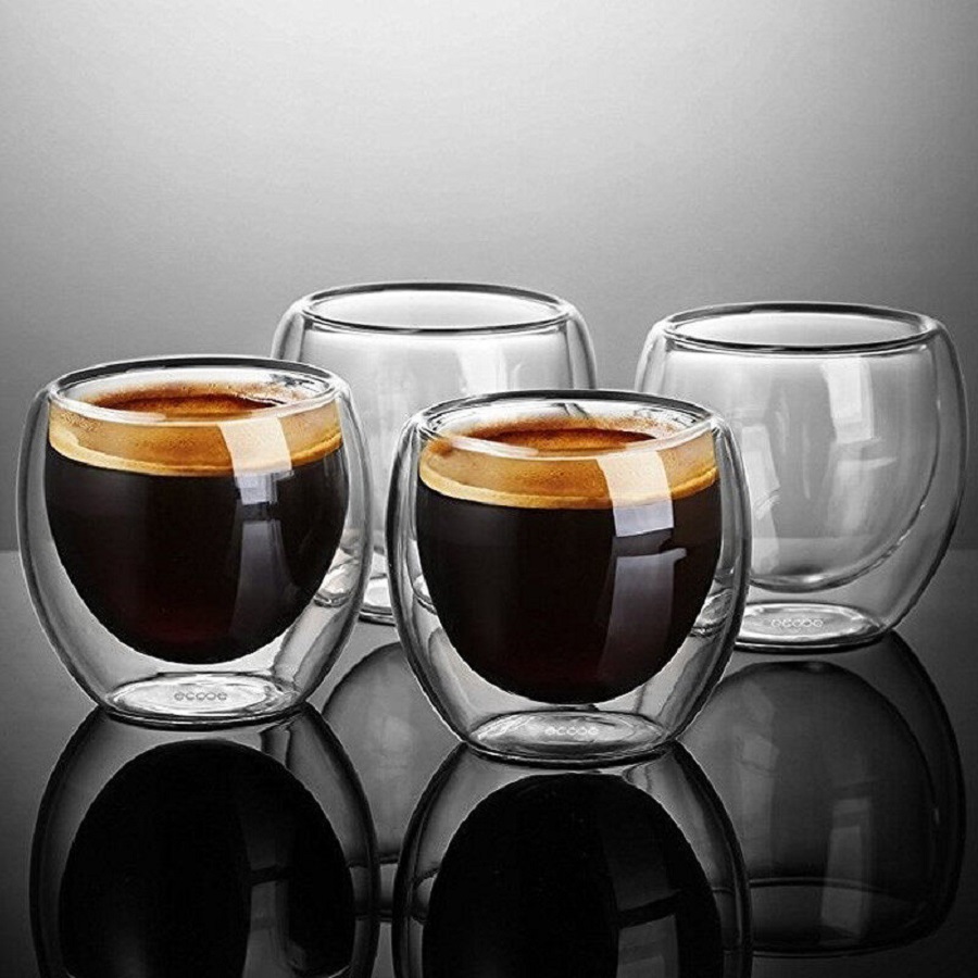 Стеклянные кофейные кружки с д – обзор и цена Coffee Tea Sugar Set