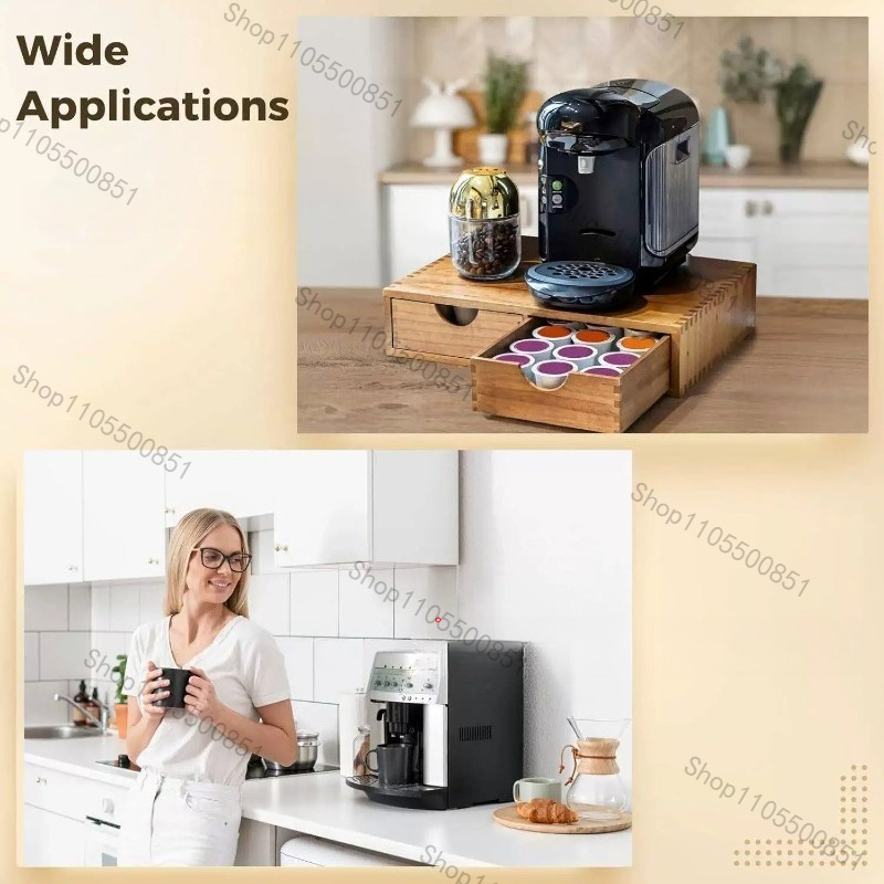 Деревянный выдвижной ящик для  – обзор и цена Tea Coffee Set Up