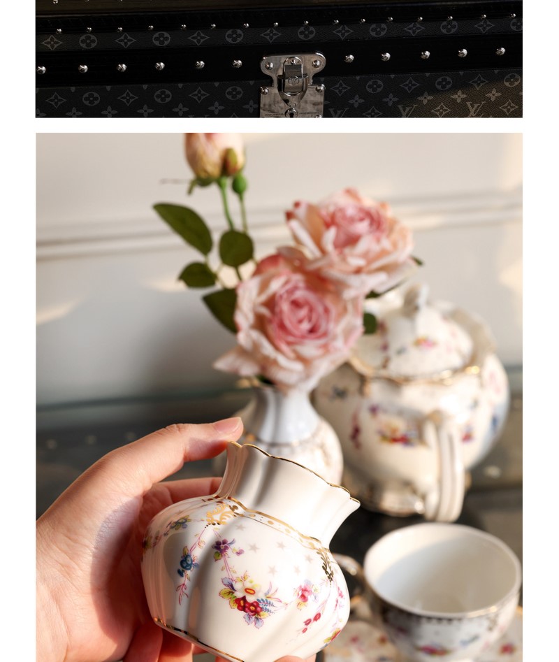 Набор чайных чашек и блюдец с  – обзор и цена Coffee Tea Flower